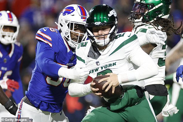 Wilson endured another miserable night as the Jets lost 32-6 in Buffalo