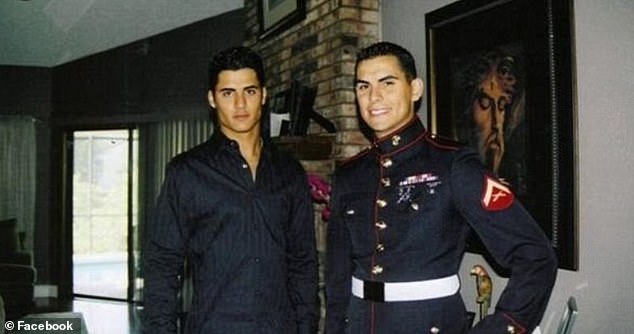 Former Marine John Graziano, right, and his brother Michel, left, were both passengers in speeding cars, both were not wearing their seat belts and both brothers were seriously injured