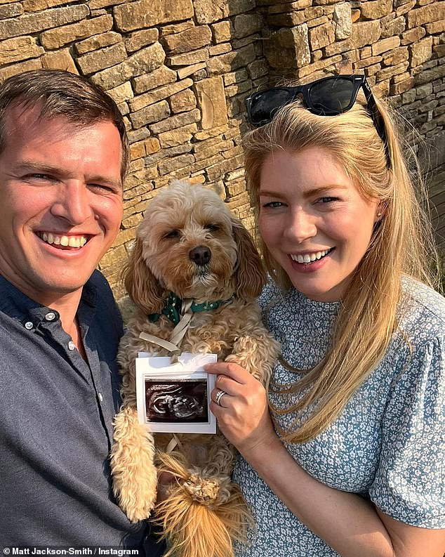 Family: The couple announced in June that they were expecting their first child when they shared the happy news on Instagram