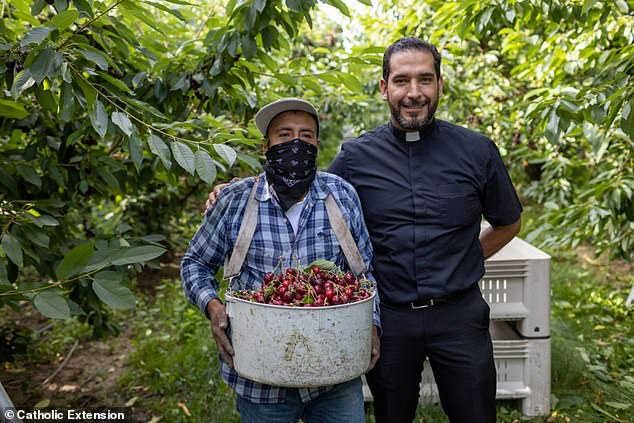 Father Mariscal works with migrant workers in Washington State
