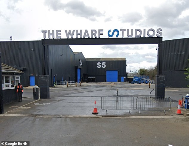 London is calling: Most of the reality competition show was filmed at Wharf Studios in Barking, East London (pictured)