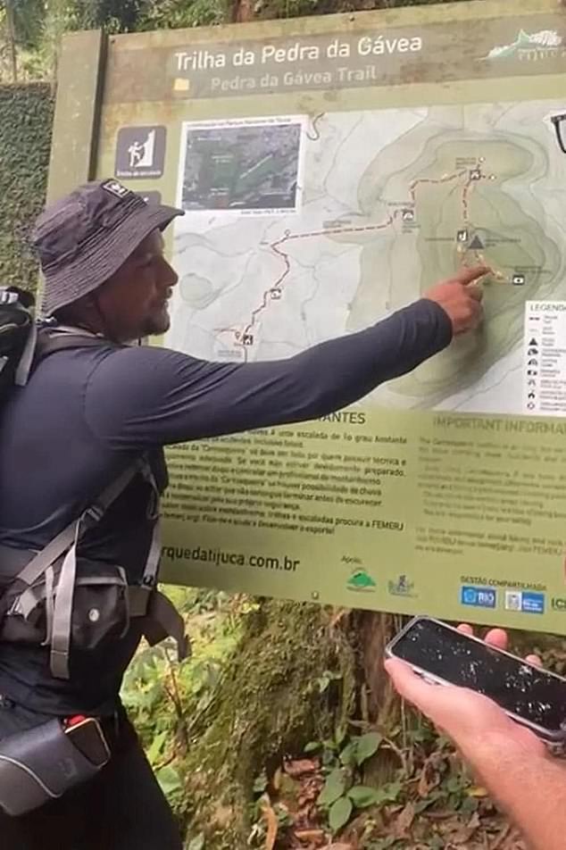 Leilson de Souza had told hikers there was a chance it would rain during their trek through Tijuca National Park
