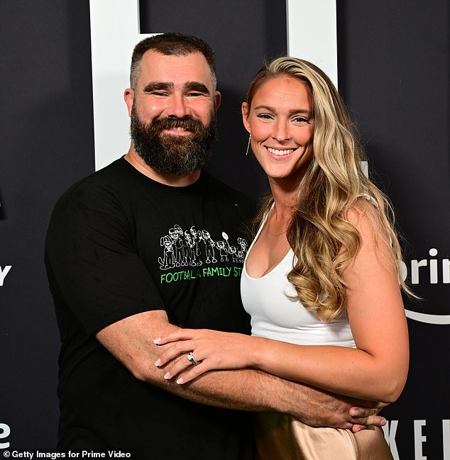 Jason's wife Kelce said she will turn down box seats to sit in the normal bleachers for the game