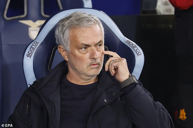 Jose Mourinho's Roma are seventh in Serie A, 13 points behind Inter Milan