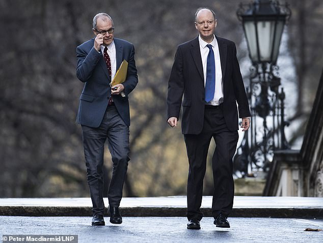 But Sir Patrick (left), the government's former chief scientific adviser, said yesterday that he 