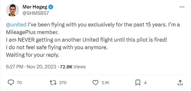 1700576429 611 United Airlines removes pilot Ibrahim Mossallam from service amid anti Semitic