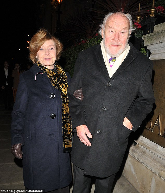 Longtime: Timothy, 89, and Fawlty Towers actress Prunella, 91, celebrated their 60th birthday last month