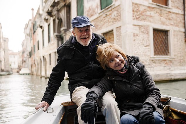 Coping: Prunella and Timothy were forced to leave their Channel 4 TV show, Great Canal Journeys, in January 2020 due to her ill health