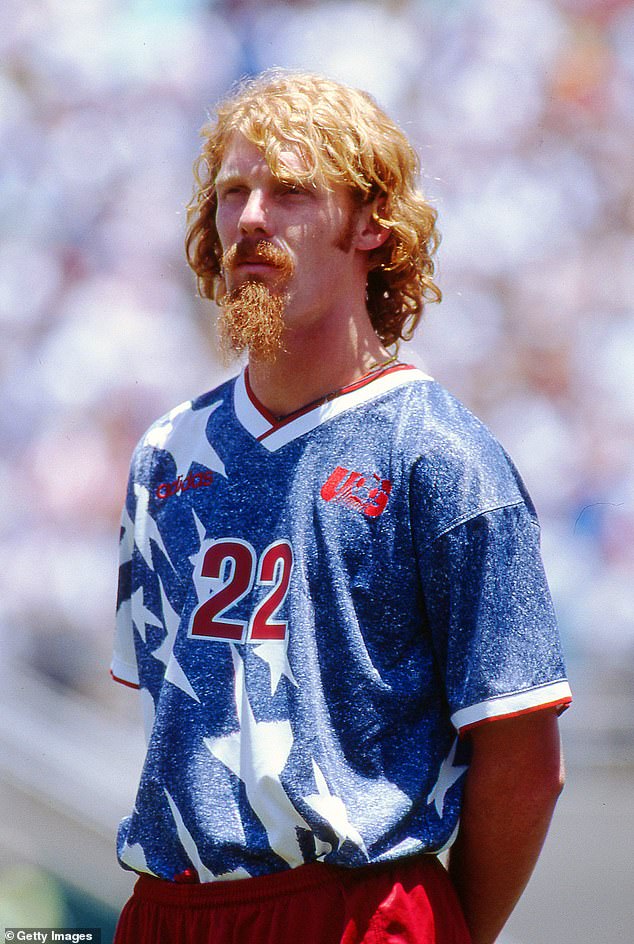 Lalas, who was a defender in his playing days, played 96 games for the United States