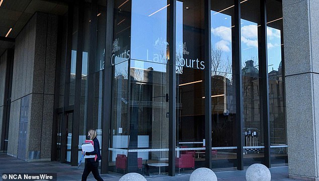 The NSW Supreme Court (above) heard Davis was 'panicked' the woman would tell the superyacht captain about their relationship, costing him his job