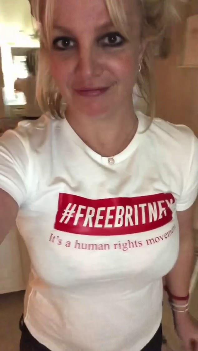 Lifesaver: Britney initially said she was embarrassed by the focus on her lawsuit, but after she was released from her conservatorship she thanked the #FreeBritney movement for its efforts.  “I honestly think you guys saved my life in a way.  100 percent,” she said in a video