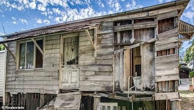 The run-down property (pictured), which previously sold for $668,000, was dubbed 'Australia's worst house'