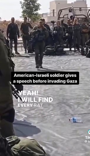 Barrera posted a number of war-related clips to her Instagram Stories on Monday, including footage of US-Israeli forces in Gaza