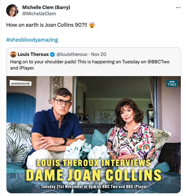 1700619361 224 Dame Joan Collins 90 reveals VERY unlikely inspiration for her