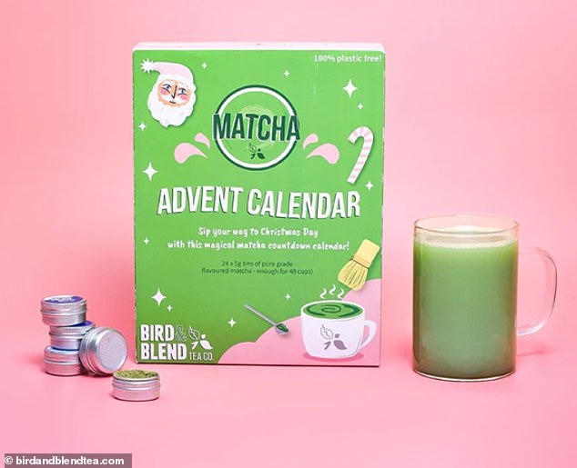 Bird and Blend's matcha green tea advent calendar costs £52 but contains compounds that have anti-inflammatory properties