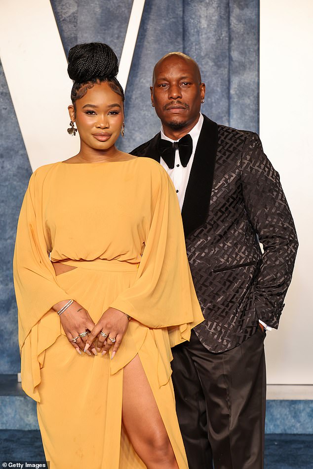 Budding romance: Tyrese is romantically linked to media influencer Zelie Timothy, following his divorce from Samantha;  the couple was spotted in Beverly Hills in March