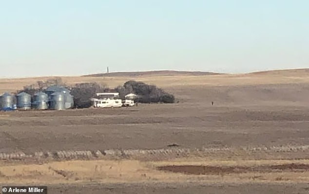 They set up camp just 7 miles (11 km) east of the village in the Fox Valley Rural Community (pictured), on unused farmland, where they were given permission to stay by the landowner.