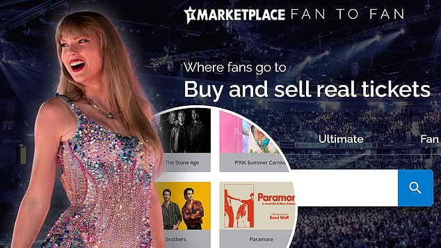 The resale platform opened at 10am on Friday, giving Swifties the chance to buy a ticket from fans looking to sell their ticket