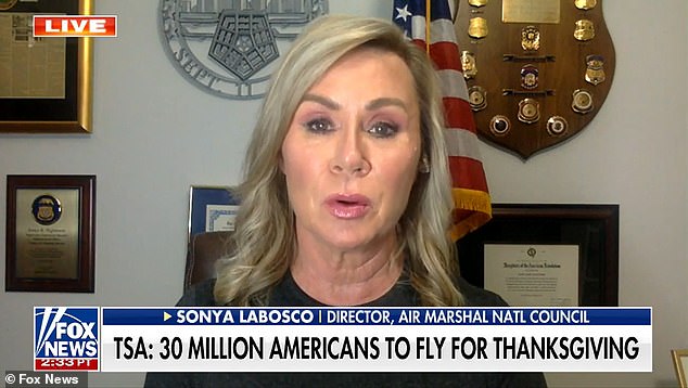 Sonya LaBosco, director of the Air Marshal National Council, warns that air marshals are being sent to the US-Mexico border instead of the transportation sector