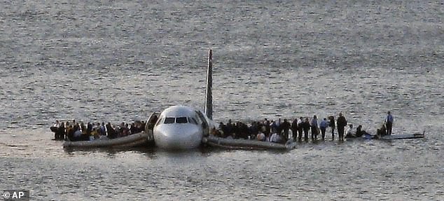 The splashdown has drawn comparisons to 2009's 'Miracle on the Hudson', when a US Airbus A320 landed in New York, but it took just two days to retrieve the plane