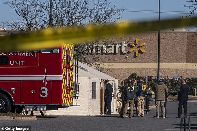 Bing opened fire in the canteen at the back of the store.  He shot ten people before killing himself