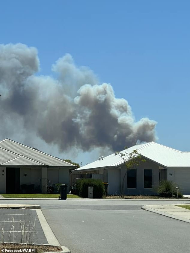 The fire started near the intersection of the Border and Step roads in Mariginiup