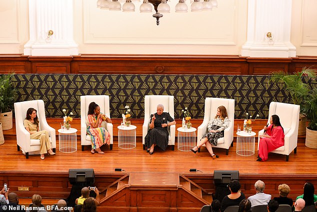 Dedication: panel discussions with Amal, Michelle, Graça Machel and Melinda