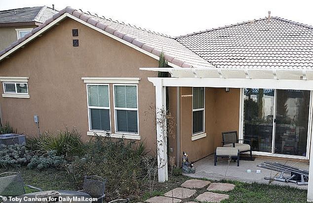 The Turpins were found in their family home (pictured) in Perris in January 2018, after one of the siblings crawled out a window and called police on a cell phone.