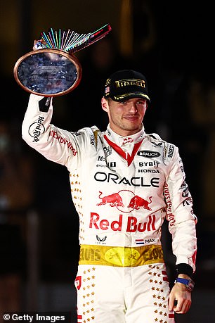 On Saturday evening in Vegas, Red Bull's Verstappen won the big race