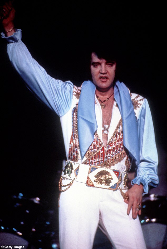 Changed hands: between its stay in the Elvis Presley Museum and the time it was auctioned, the chain was given to Jimmy Velvet, who is sometimes called 'The Godfather of memorabilia'