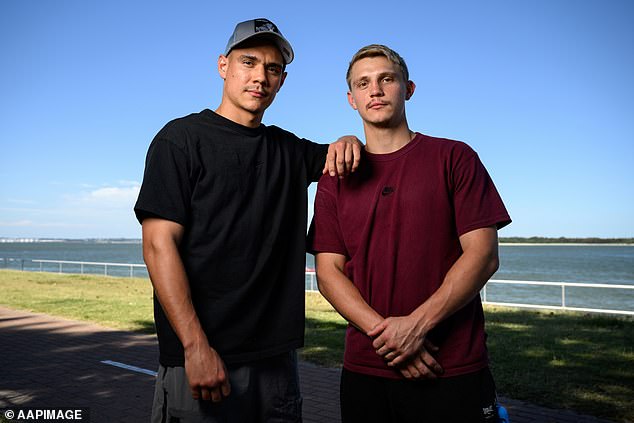 Tim (left) will soon head to his training camp in Thailand to prepare for his fight in America - with boxing promoter George Rose keen to get Muhammad Ali's grandson Nico Ali Walsh lined up to fight Nikita