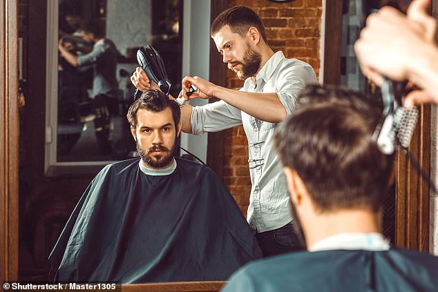 With inflation still high at 5.4 per cent, Ms Bullock said domestic demand for services is now the main driver of high prices (pictured is a stock photo of a hairdresser)