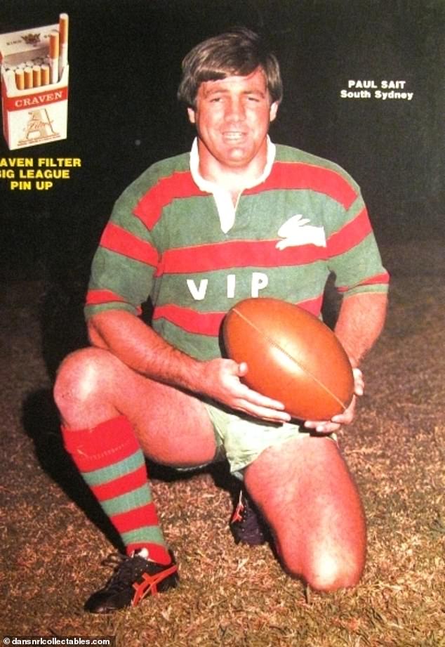 Bunnies CEO Blake Solly said Sait (pictured) 'enshrined his name in South Sydney folklore'