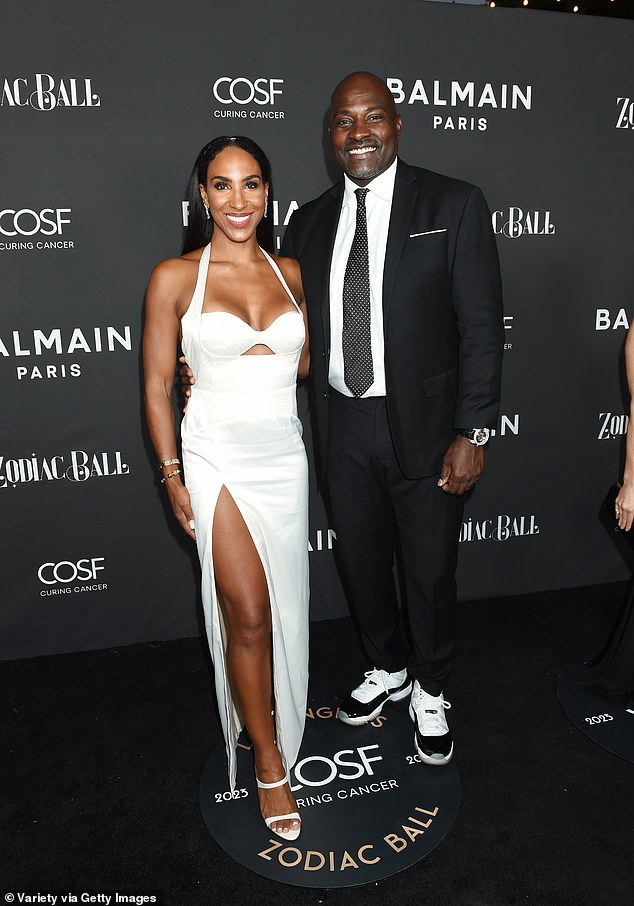 Annemarie and Marcellus Wiley during the Zodiac Ball at the Houdini Estate on September 28