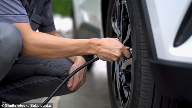 Experts warn that underinflated tires can reduce a vehicle's efficiency by as much as 10%.  For the average family car owner, this could mean £140 worth of fuel wasted every year