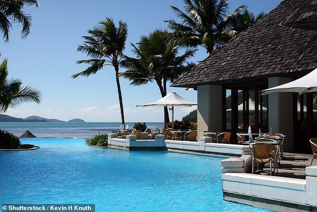 Qantas customers can book flights between Hamilton Island (pictured) and Sydney for $199