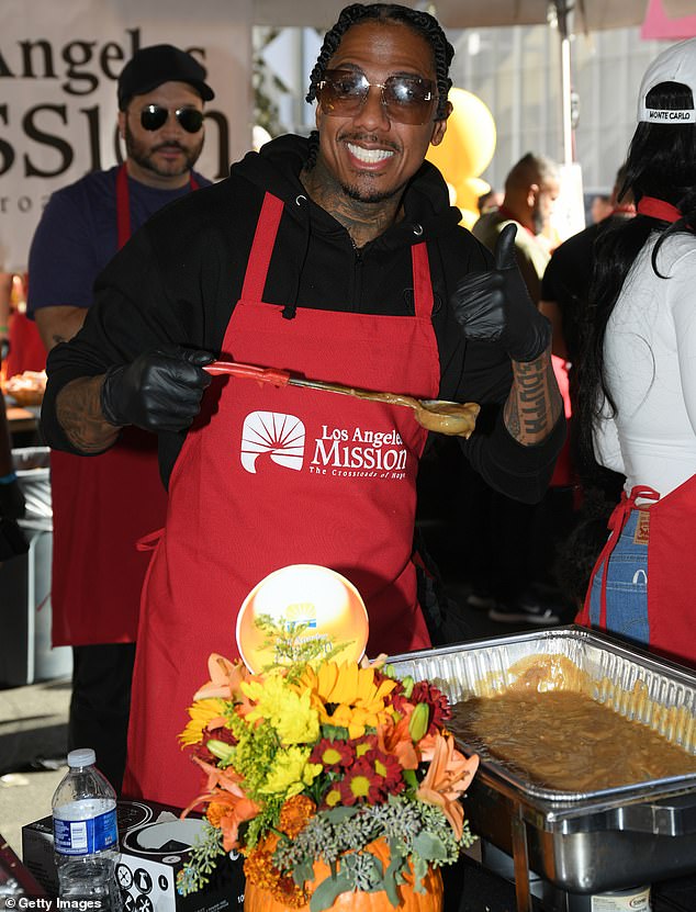 Hunk-tastic: And in 2023, the lineup included none other than Nick, who exuded his irresistible appeal as he helped serve food to attendees