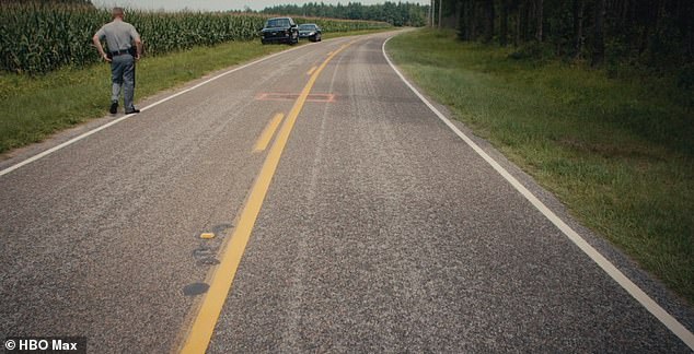 Highway patrol officers later claimed that they did not believe the scene was consistent with a traffic accident due to the lack of debris or skid marks.