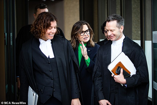 Mr Lehrmann is suing Network Ten and Lisa Wilkinson (centre) for airing Britanny Higgins' rape allegations on The Project on February 15, 2021