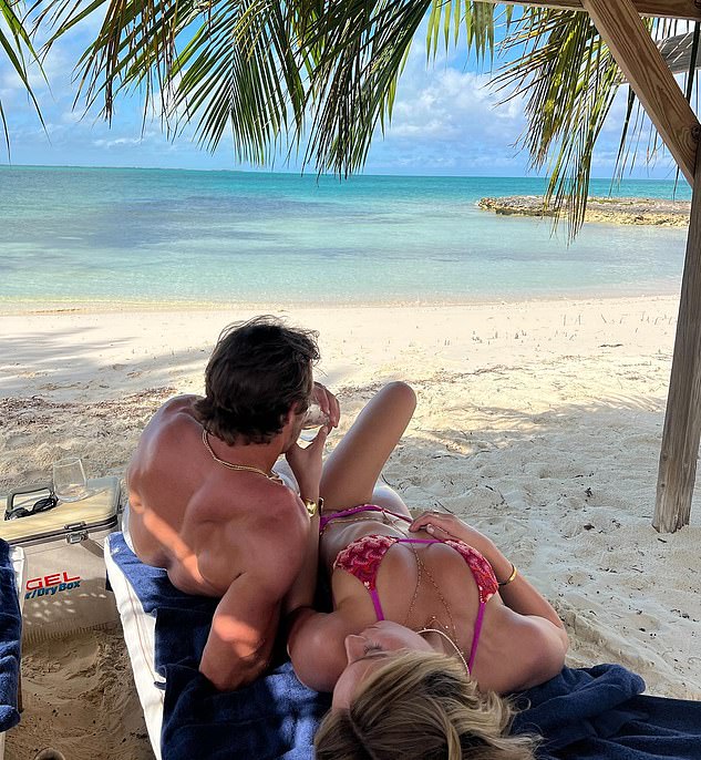 The new couple recently shared a series of photos from their romantic trip to the Bahamas