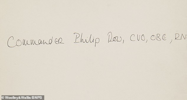 The cards were kept by Commander Sir Philip John Row, who was Deputy Treasurer to Queen Elizabeth II between 1958 and 1968 and then appointed Additional Equestrian to the Queen Mother in 1969.