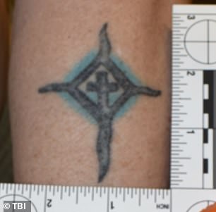 He was recaptured after 7-Eleven store clerk Tasha Baumgartner remembered a warning about his signature Celtic cross tattoo and viewed it online.