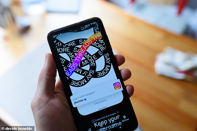 Threads – which is closely tied to the Instagram app – allows users to share text messages of up to 500 characters, as well as links, photos and five-minute videos