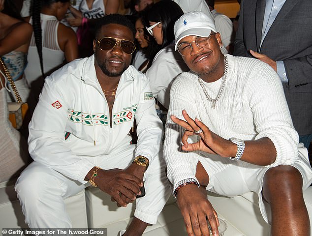 Kevin Hart and Ne-Yo attend a party at Nobu Malibu in July 2022