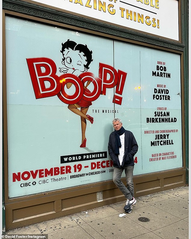 Open now!  For years, Foster produced his very first Broadway musical Boop!  - based on the cartoon character Betty Boop, created by Max Fleischer in 1930 - which opened on November 19 and runs through December 24 at the CIBC Theater in Chicago