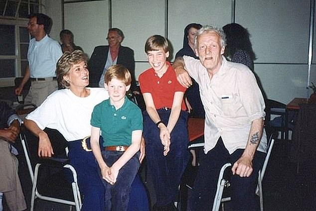 But while Princess Diana never joined a young Prince William to sell The Big Issue, it is true that she campaigned on issues surrounding homelessness (photo: Diana, William and Harry at a homeless shelter in 1994)