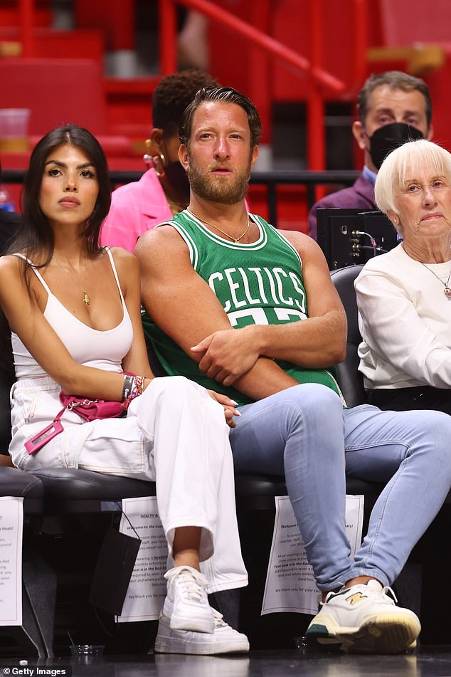 Here, the couple is seen at a 2022 NBA game between the Celtics and Miami Heat