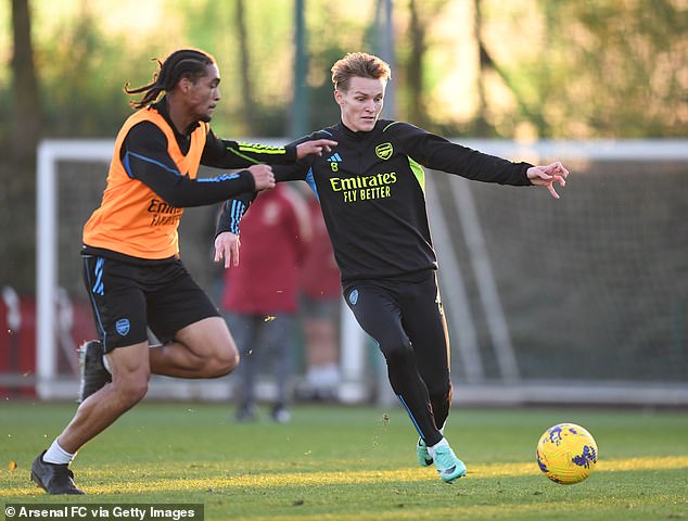 The Gunners captain has taken part in training this week after the international break