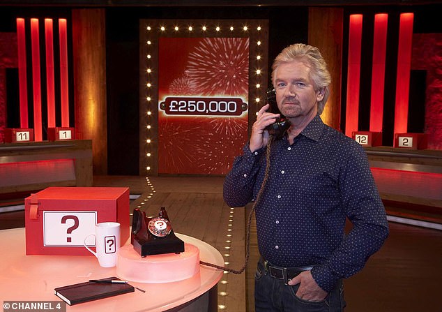 Host with the most: Stephen told how former presenter Noel Edmonds, 74 (pictured), wished him well in the new role and gave him some advice on hosting the game show