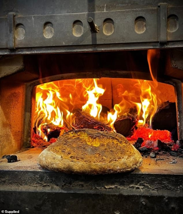 'I specifically designed a complete menu over a fire for 80 people per evening and a space that can withstand the heat.  At home you can use stones and mesh;  I grilled in a wheelbarrow [non-plastic] before,” Hastie said